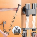 Ducha higiénica con manguera espiral