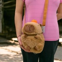 Mochila peluche 25cm capibara
