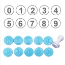 Sello push numero 1al9