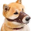 Bozal de cuerina para mascotas