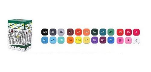 Marcador doble punta MOBEE 24C Twin Marker