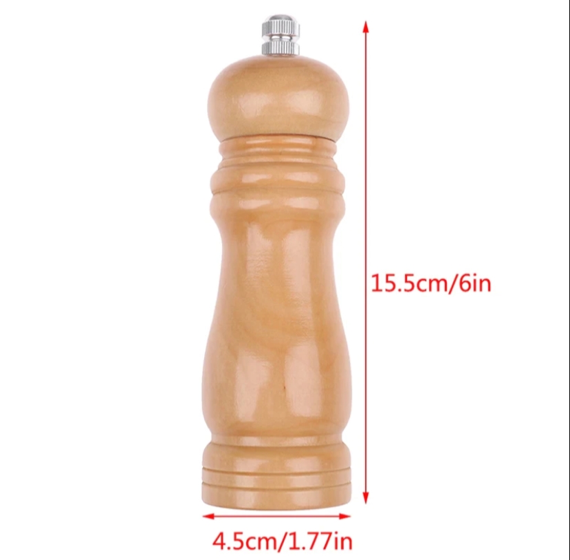 MOLEDOR P/PIMIENTA DE MADERA 6"