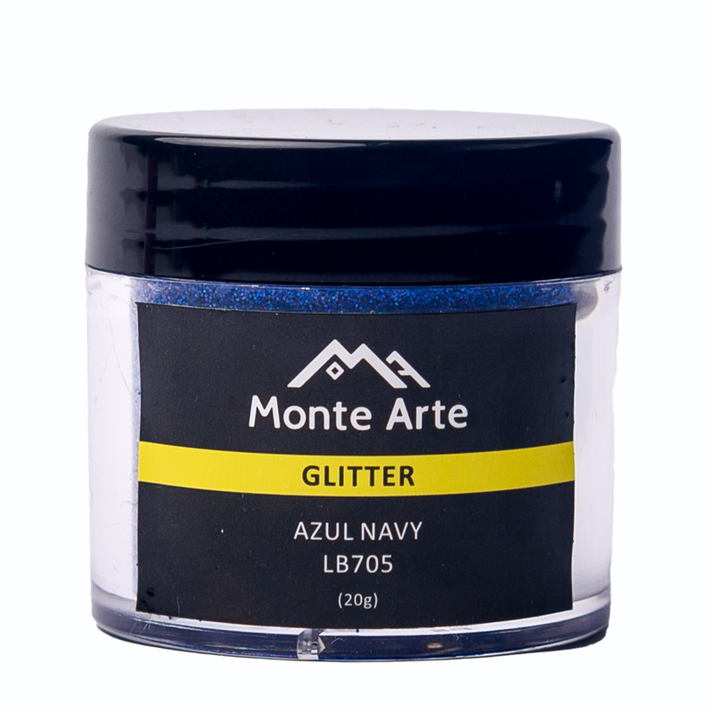 GLITTER MONTEARTE AZUL NAVY 20G