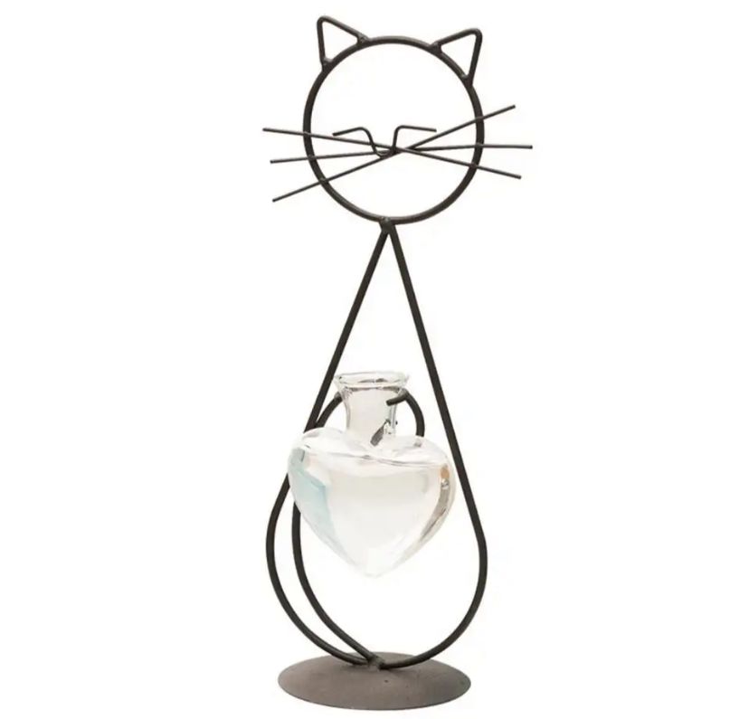 Porta planta diseño gato