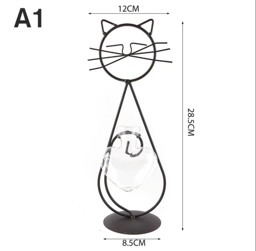 Porta planta diseño gato