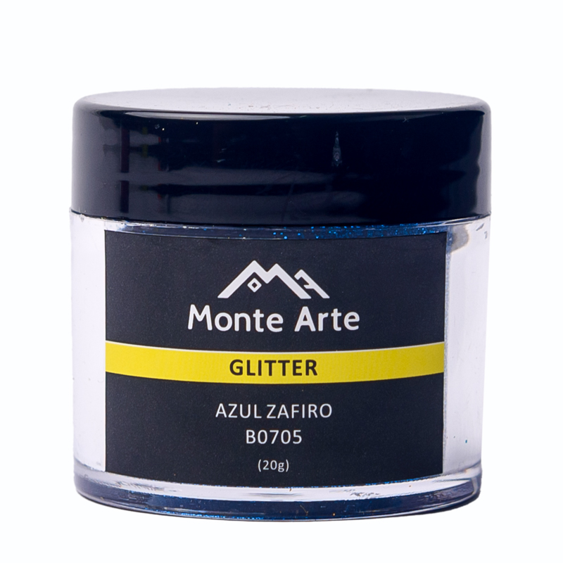 Glitter MONTEARTE azul zafiro 20G