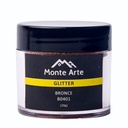 Glitter MONTEARTE bronce 20G