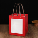 Bolsa de carton con ventana 25*18*20cm
