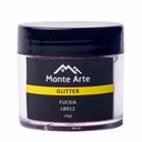GLITTER MONTEARTE FUCSIA 20G