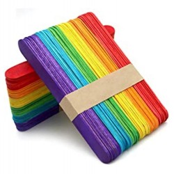 Palito de helado de colores