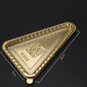 MOLDE P/TORTA METALIZADO 100PC TRIANGULO