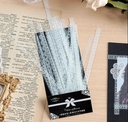 Sticker de pvc encaje floreado 30pc