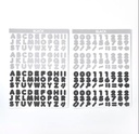 sticker serie alfabetico