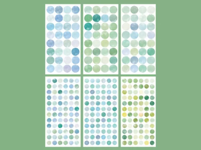 Sticker rendonda creativa 70*140