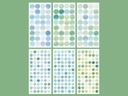 Sticker rendonda creativa 70*140
