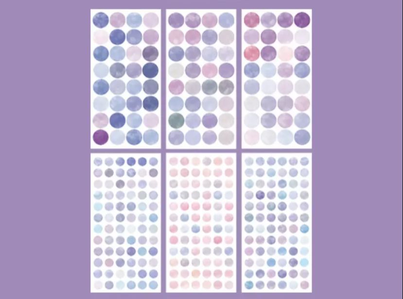 Sticker rendonda creativa 70*140