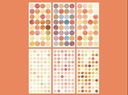 Sticker rendonda creativa 70*140mm