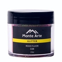 Glitter MONTEARTE ROJO FLUOR-20G