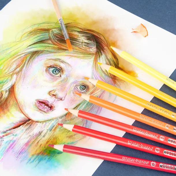Lapiz de color watercolor MOBEE 12PC