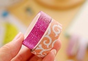 CINTA C/PURPURINA+DISE埆 10PC
