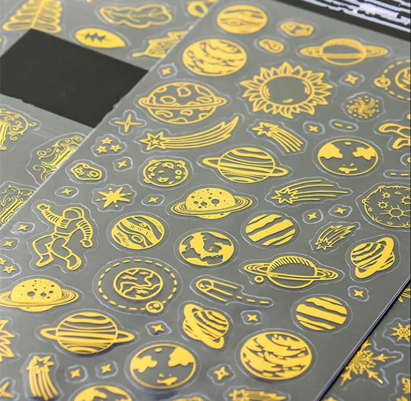 Sticker pvc serie mix dorada 100*230cm