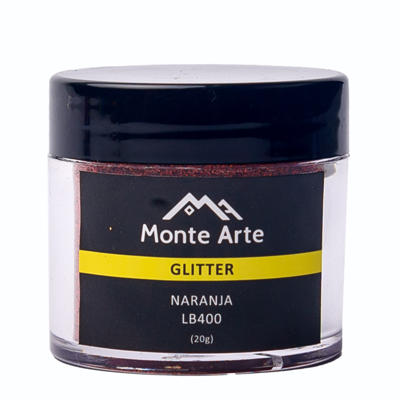 Glitter MONTEARTE NARANJA 20G