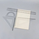 REGLA TRANSPARENTE 4PC
