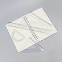 REGLA TRANSPARENTE 4PC