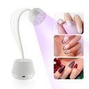 Mini lampara led uv 8led 24w