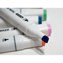 Marcador + pincel marker con estuche MOBEE 60pc