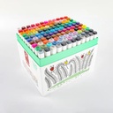 Marcador + pincel con caja MOBEE 120pc