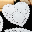 Papel para bocadito forma corazon 36PC