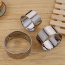 Molde de metal Redondo 3PC