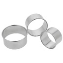 MOLDE DE METAL REDONDO 3PC