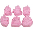 Molde de Unicornio 6PC