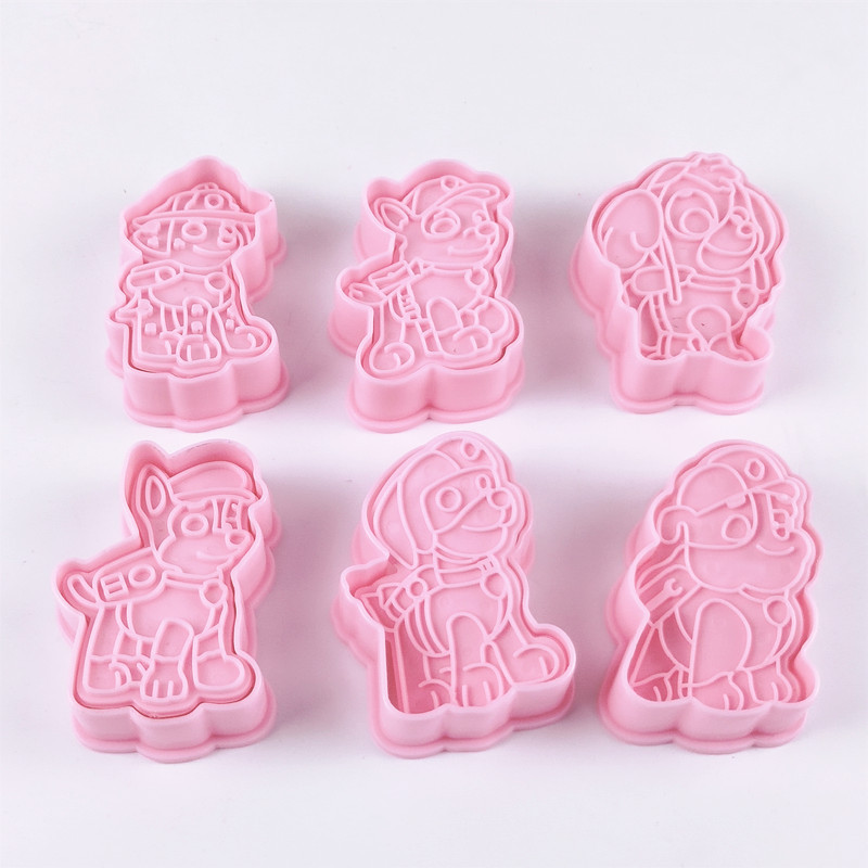 Molde diseño Paw Patrol 6PC