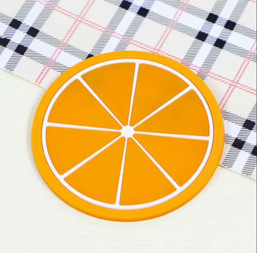 Idividual de goma forma fruta 7*17cm