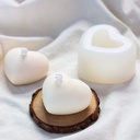 Molde de silicona corazon 3D 80*65*40mm