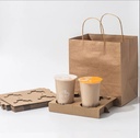 Carton para vaso de cafe 4 espacios