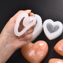 Molde de silicona corazon 3D 80*65*40mm