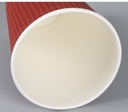 Vaso para cafe descartable con tapa 14oz