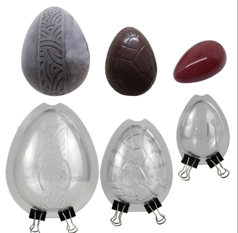 Molde para huevo de pascua 3pc
