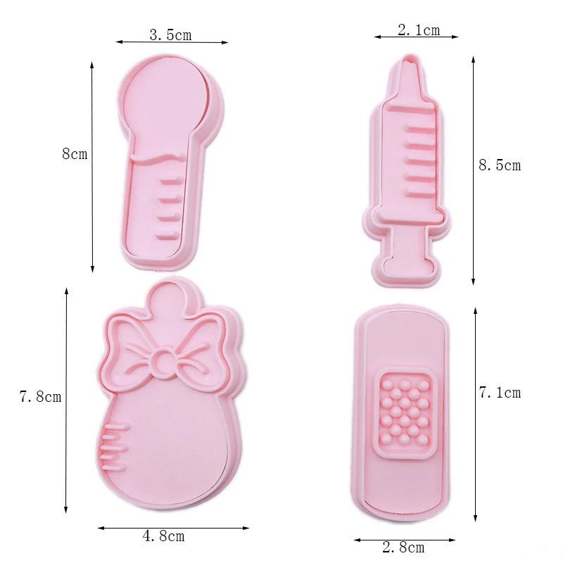 Molde de galletas 4pc