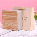 Caja cuadrada de metal 17*17*7cm