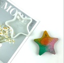 Molde de silicona colgante estrella 5.7*7*1cm
