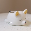 Maceta diseño zorro tumbado 15cm
