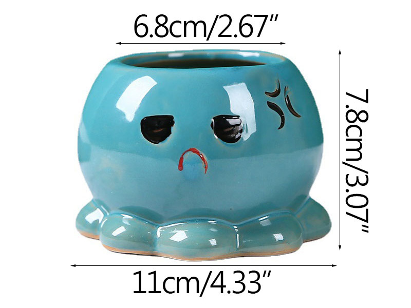 Maceta diseño pulpo