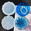 Molde de silicona alhajero concha de mar