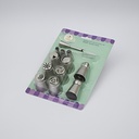Pico ordeñador para torta 13pc