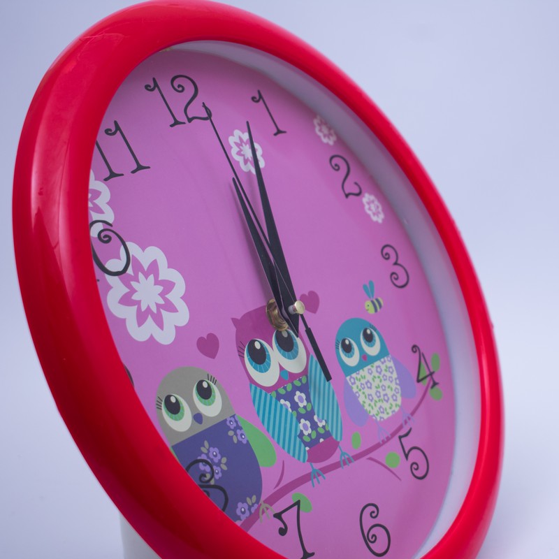Reloj de pared redondo diseño infantil 26cm